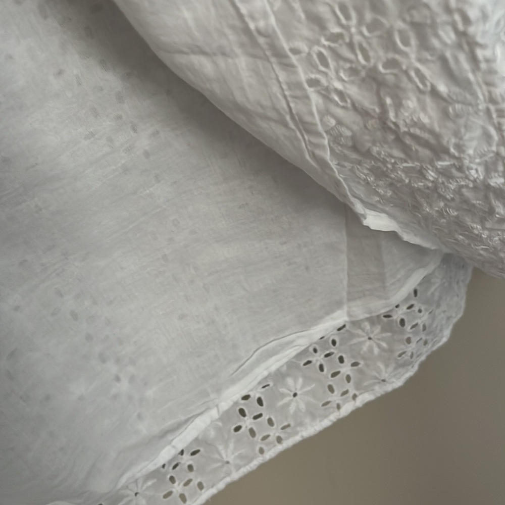 & Other Stories White Eyelet Mini Dress - Picture 8 of 14